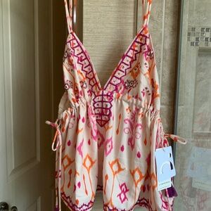 Boho cami tassel top